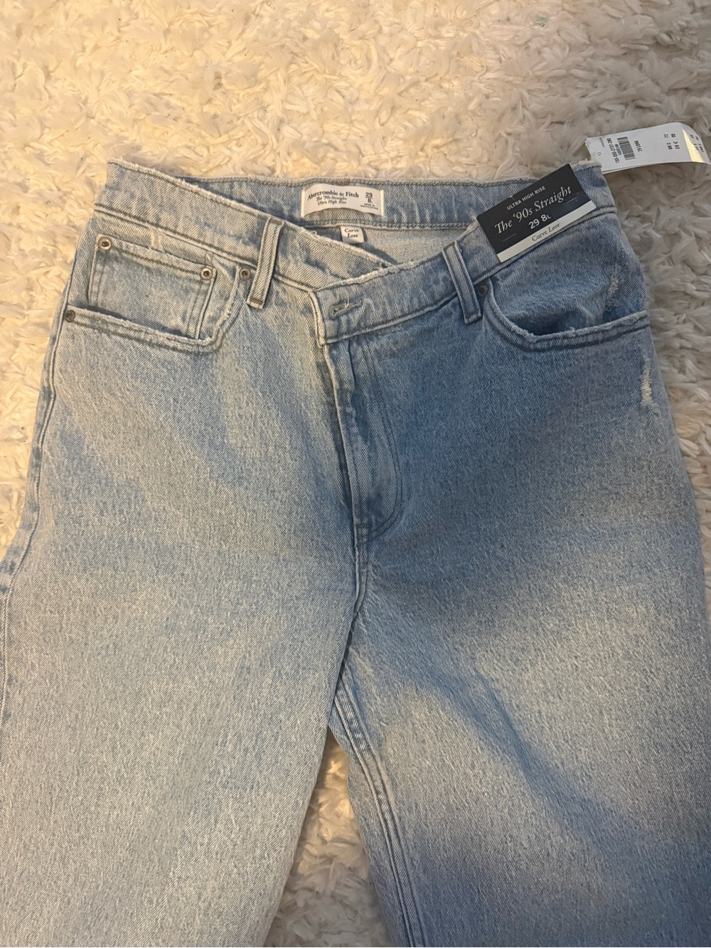 Abercrombie & Fitch Light Blue Vintage Straight Jeans